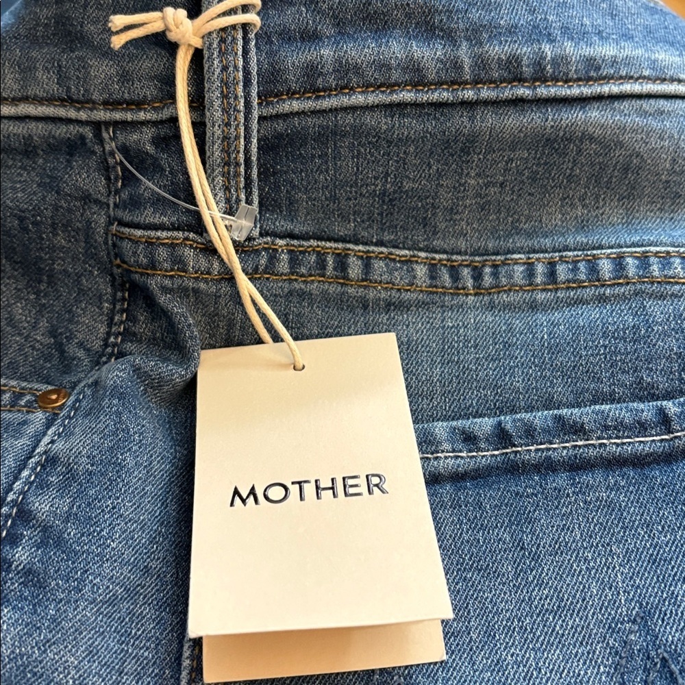 MOTHER High Waisted Rider Ankle Step Fray Loafers And Lassos Jeans Size 27 NWT - Picture 11 of 15